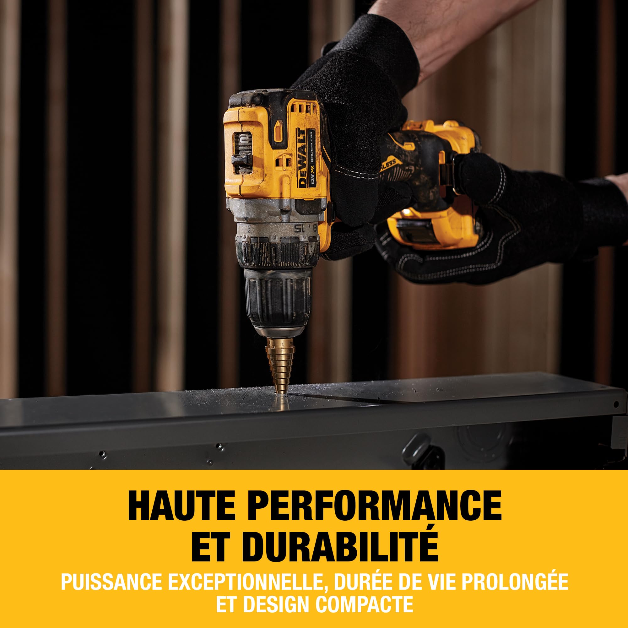 dewalt-dcd701d2-qw-perceuse-visseuse-brushless-xr-12v-avec-2-batteries-2ah-charg image 2