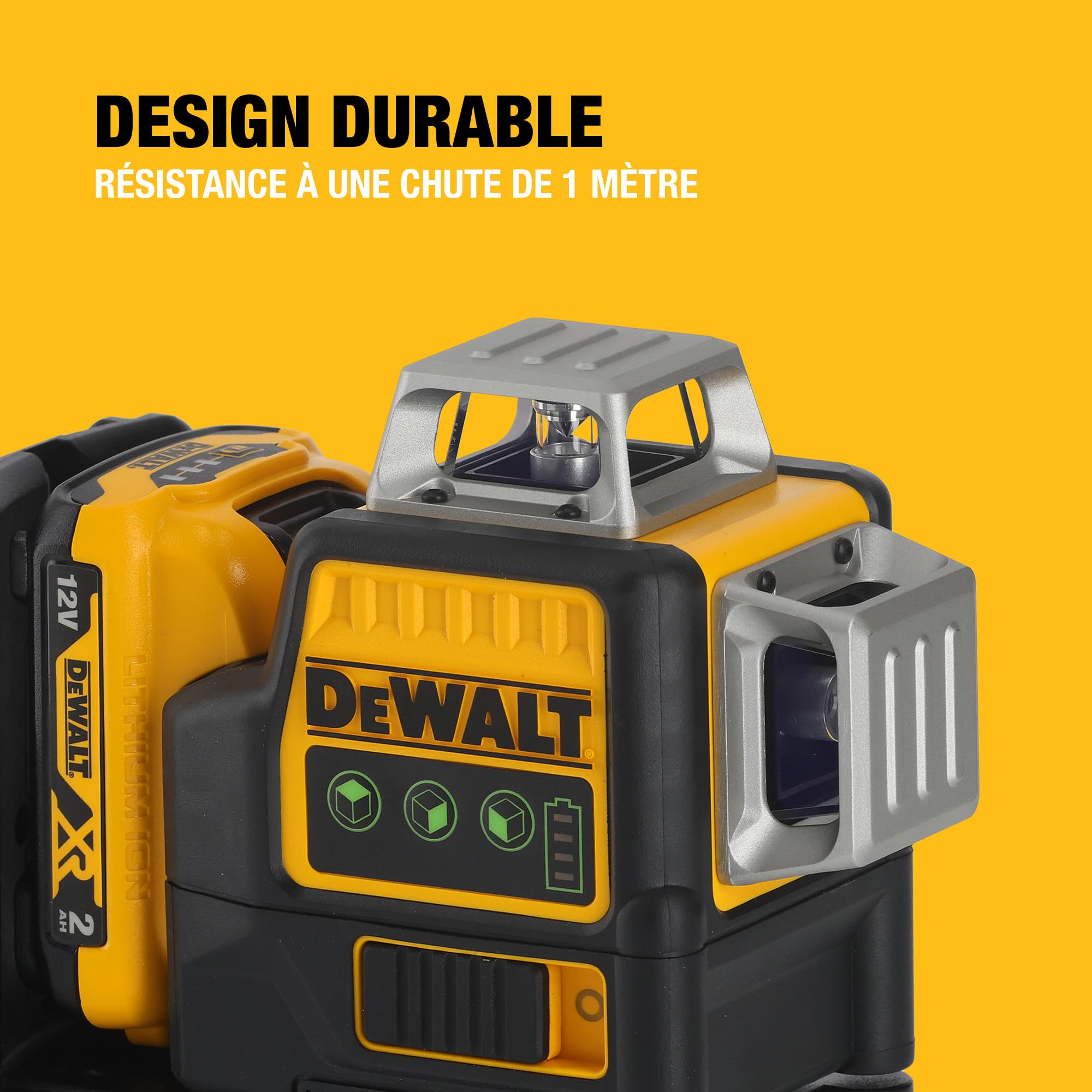 dewalt-dce089d1g-qw-laser-en-croix-vert-xr-12v-3x360-avec-batterie-2ah image 7