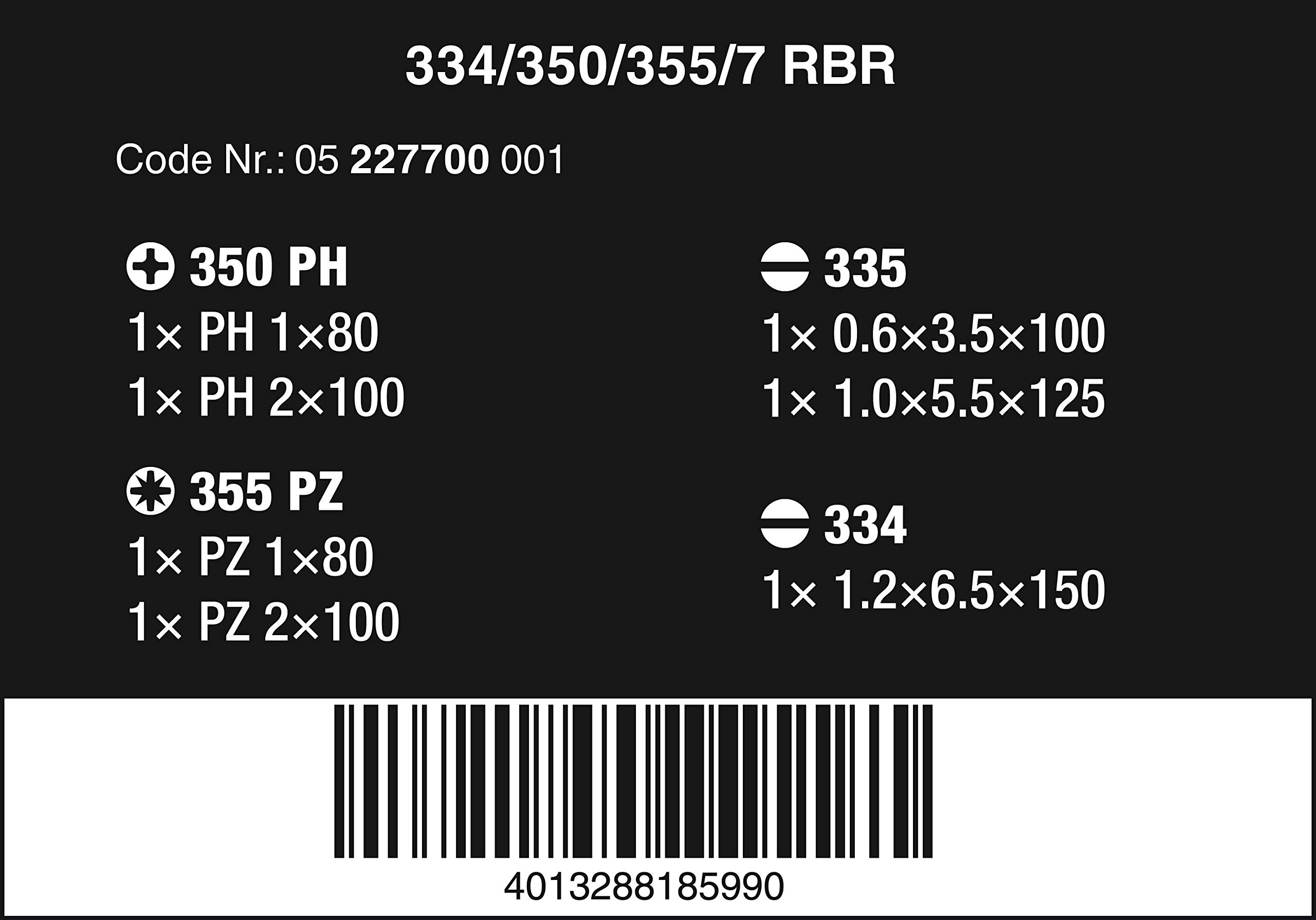 wera-kraftform-plus-laser-tip-red-bull-racing-05227700001-jeu-de-7-tournevis-ave image 2
