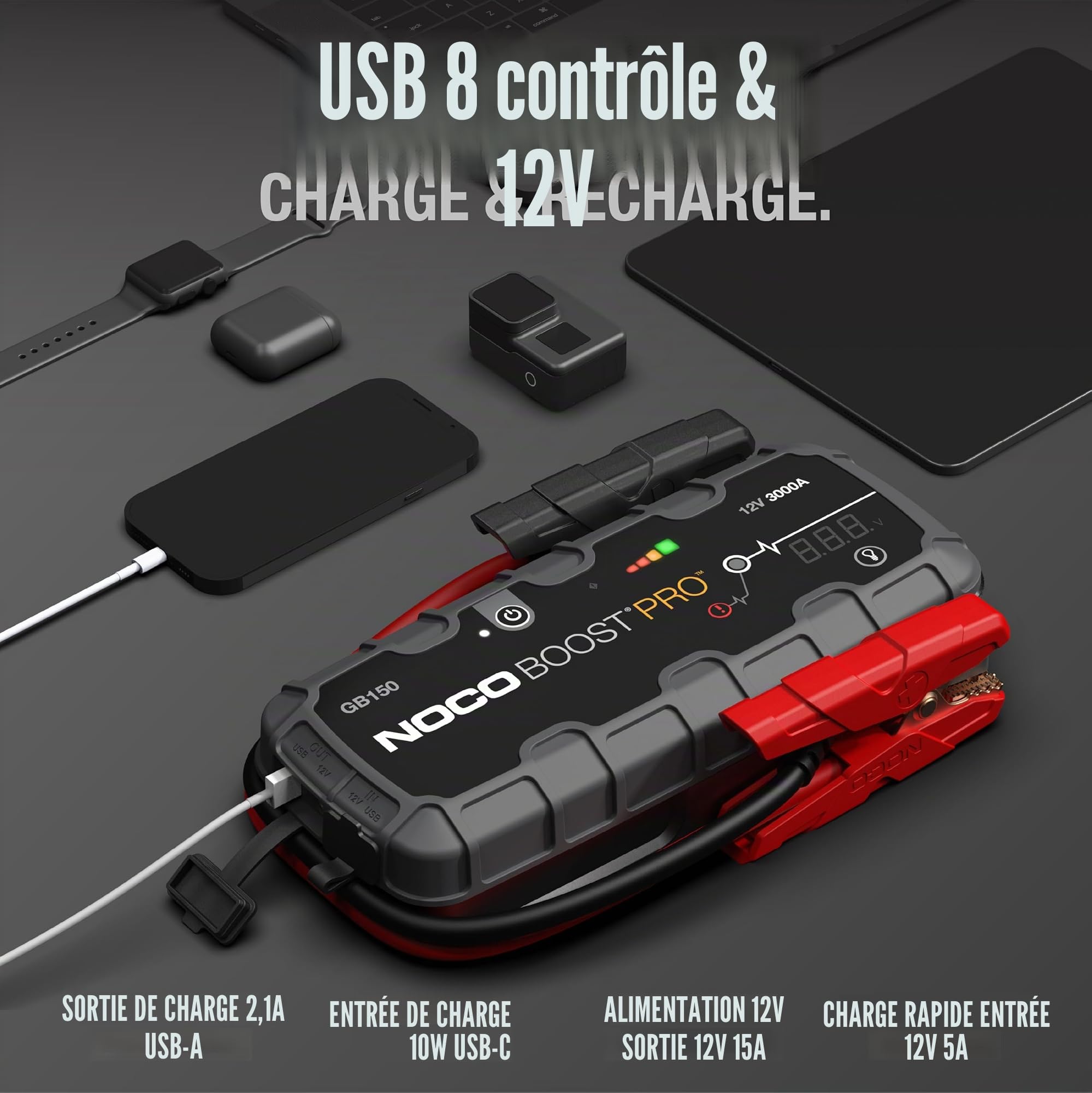 noco-boost-gb150-booster-de-d-marrage-lithium-ultrasafe-3000a-12v-avec-powerbank image 4