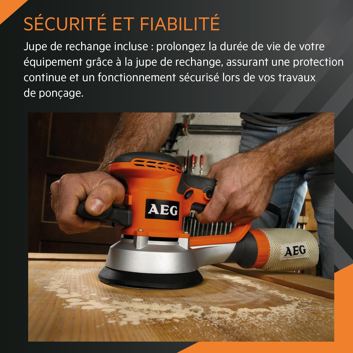 aeg-base-de-pon-age-150-mm-pour-ponceuse-orbitale-ex150e-plateau-de-rechange-d-o image 3