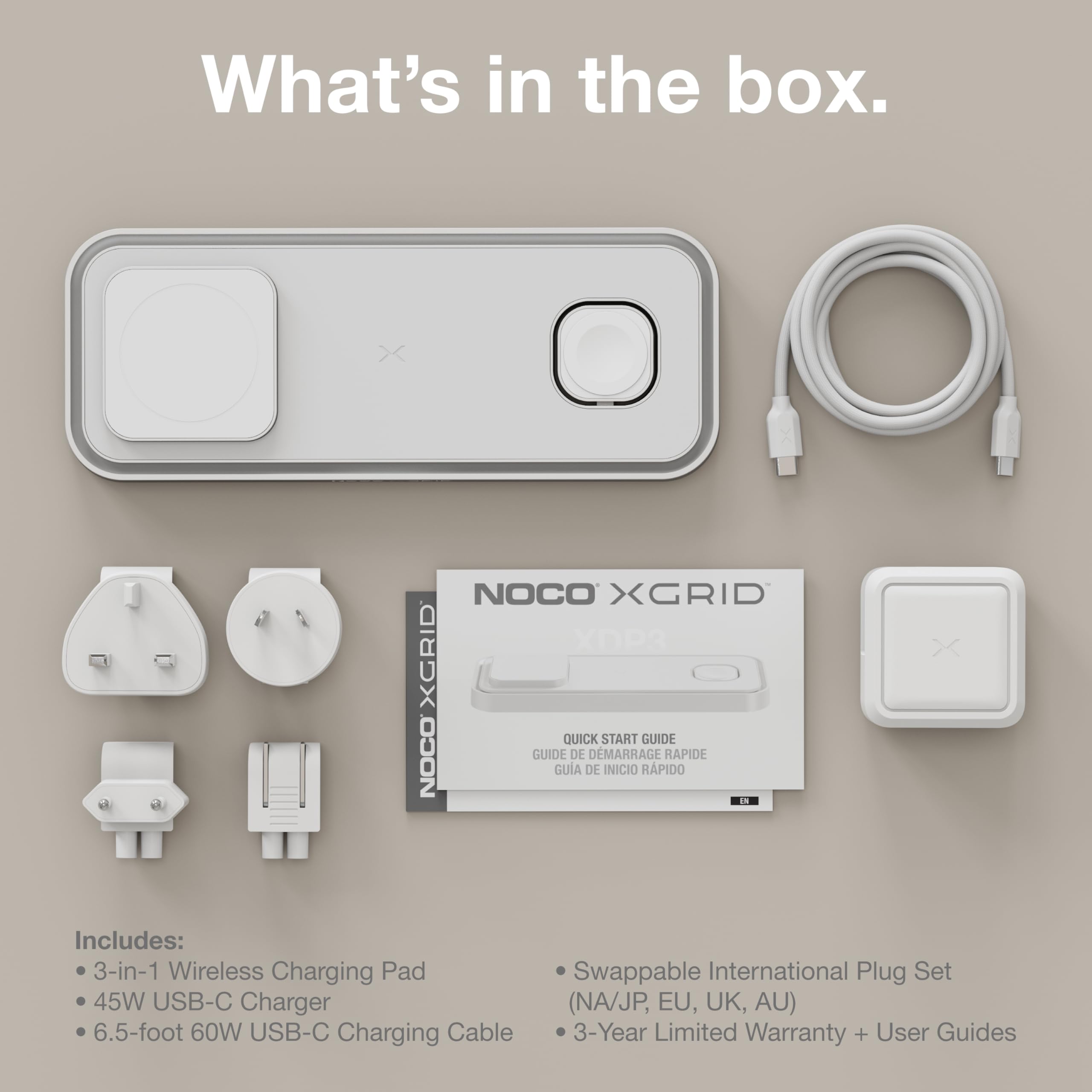 noco-xgrid-xdp3-station-de-charge-sans-fil-3-en-1-magsafe-qi2-pour-iphone-apple- image 7