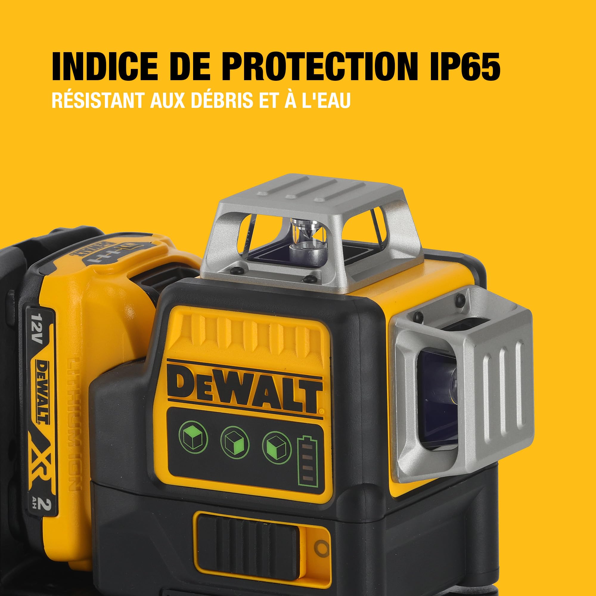 dewalt-dce089d1g-qw-laser-en-croix-vert-xr-12v-3x360-avec-batterie-2ah image 8
