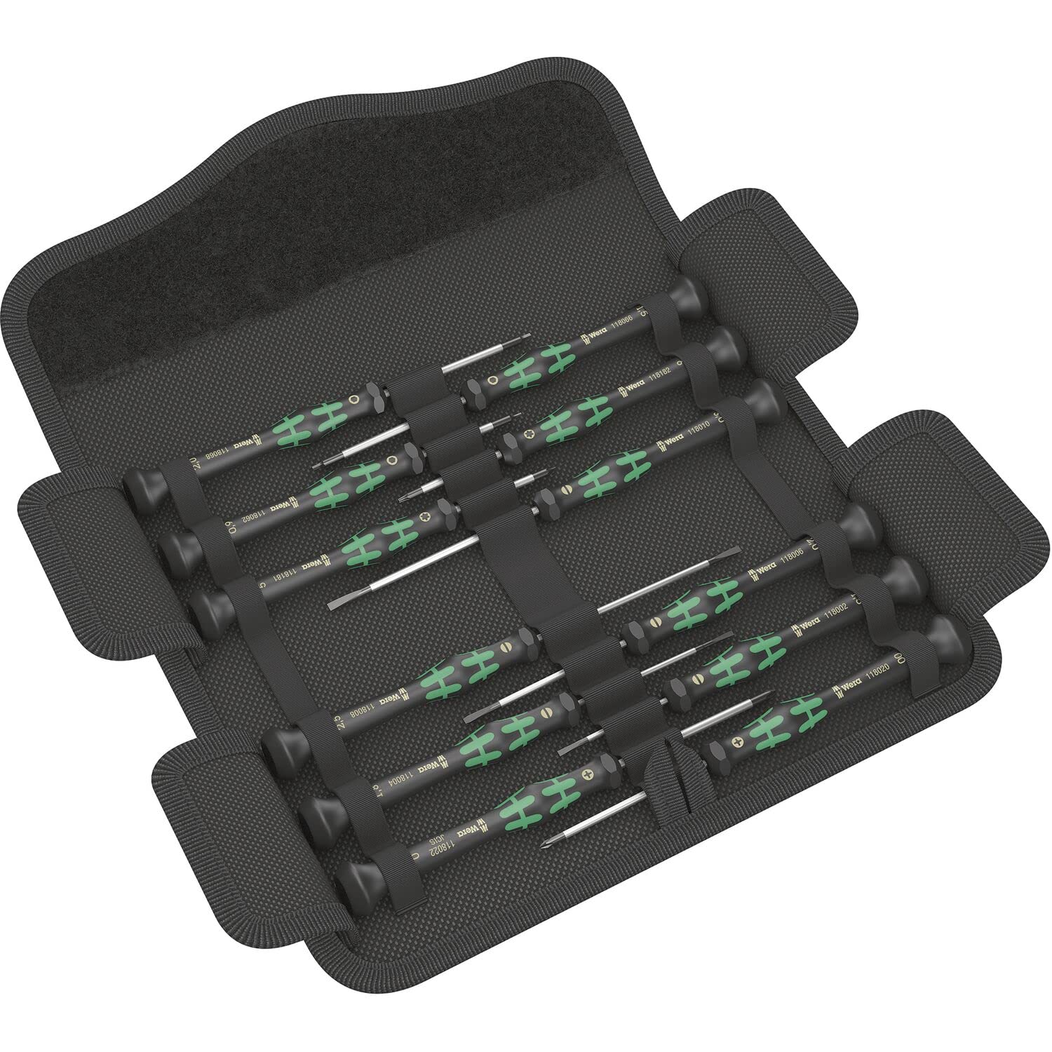 wera-kraftform-micro-set-12-sb-1-jeu-de-12-tournevis-de-pr-cision-pour-lectroniq image 1