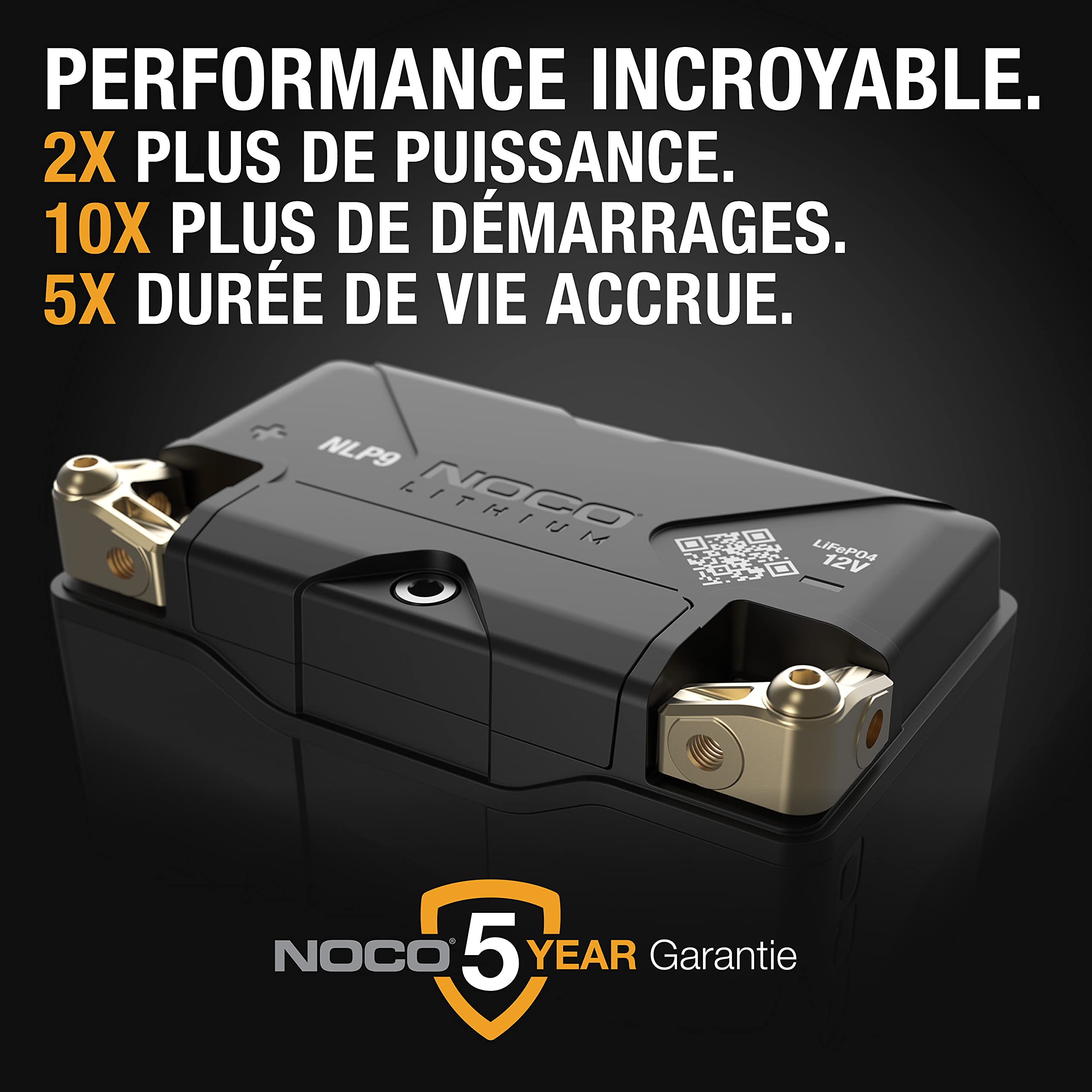 noco-lithium-nlp9-groupe-9-batterie-moto-lithium-12v-3ah-400a-avec-bms-dynamique image 2
