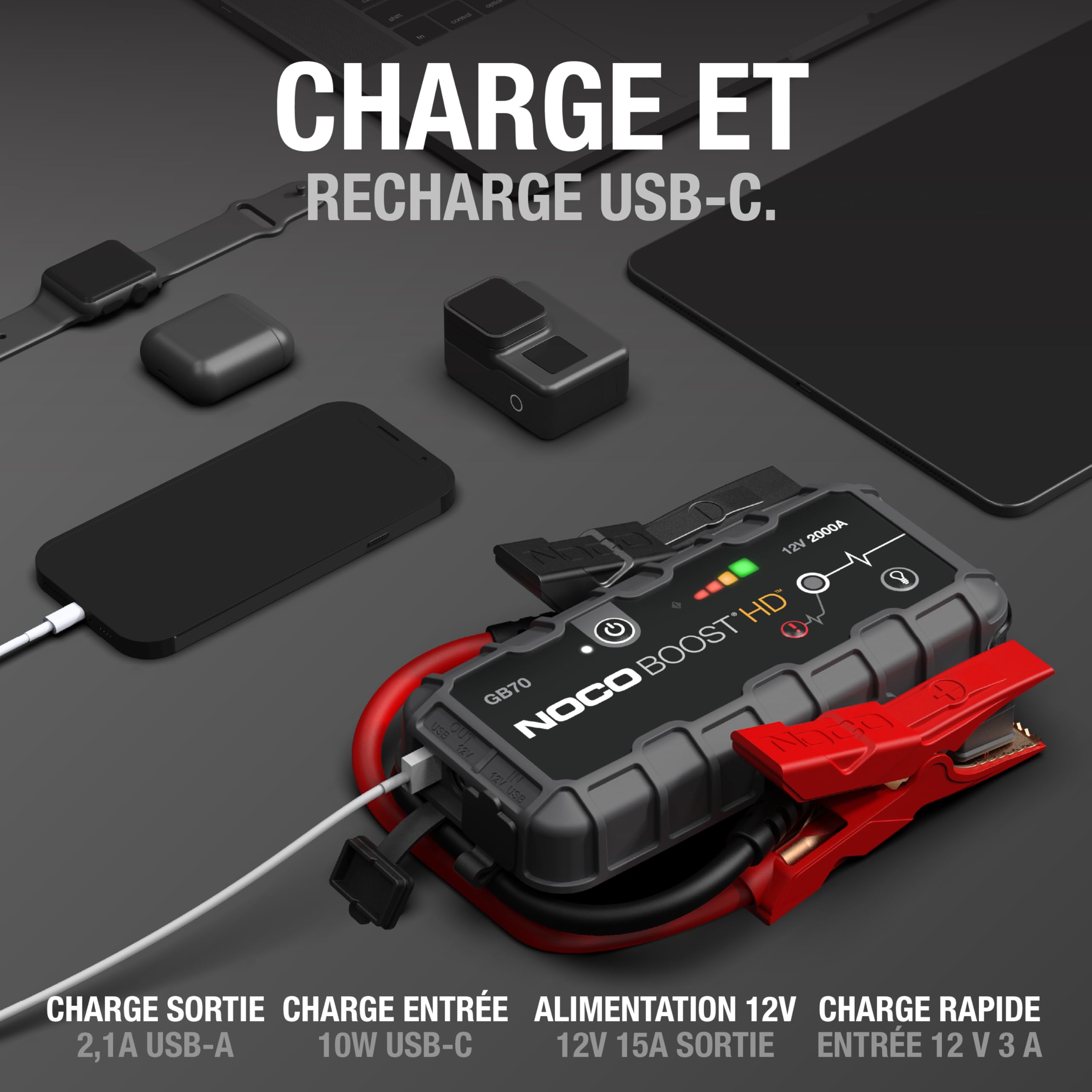 noco-boost-gb70-booster-de-batterie-lithium-ultrasafe-2000a-12v-avec-powerbank-u image 4