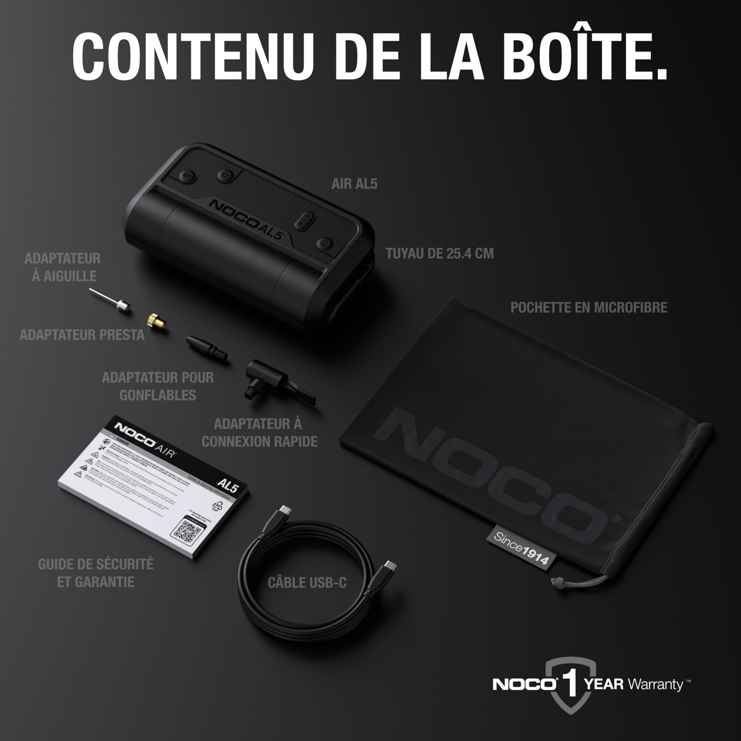 noco-air-al5-gonfleur-sans-fil-ultra-compact-5a-compresseur-d-air-batterie-lithi image 8