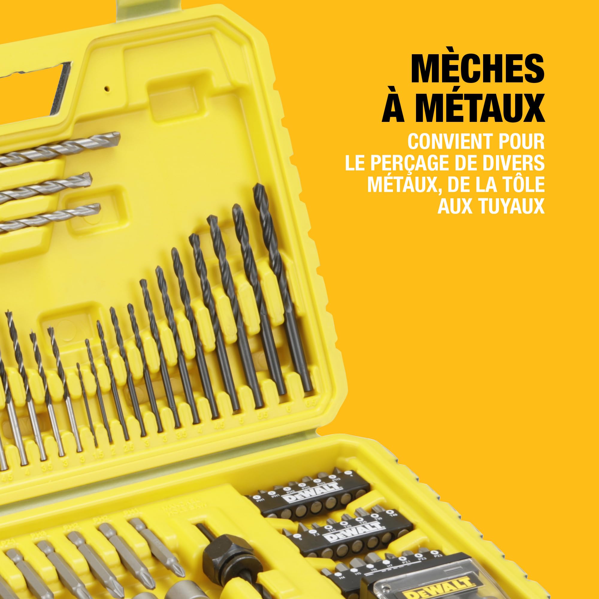 dewalt-dt71563-qz-coffret-100-pi-ces-per-age-et-vissage-forets-bois-m-tal-ma-onn image 5