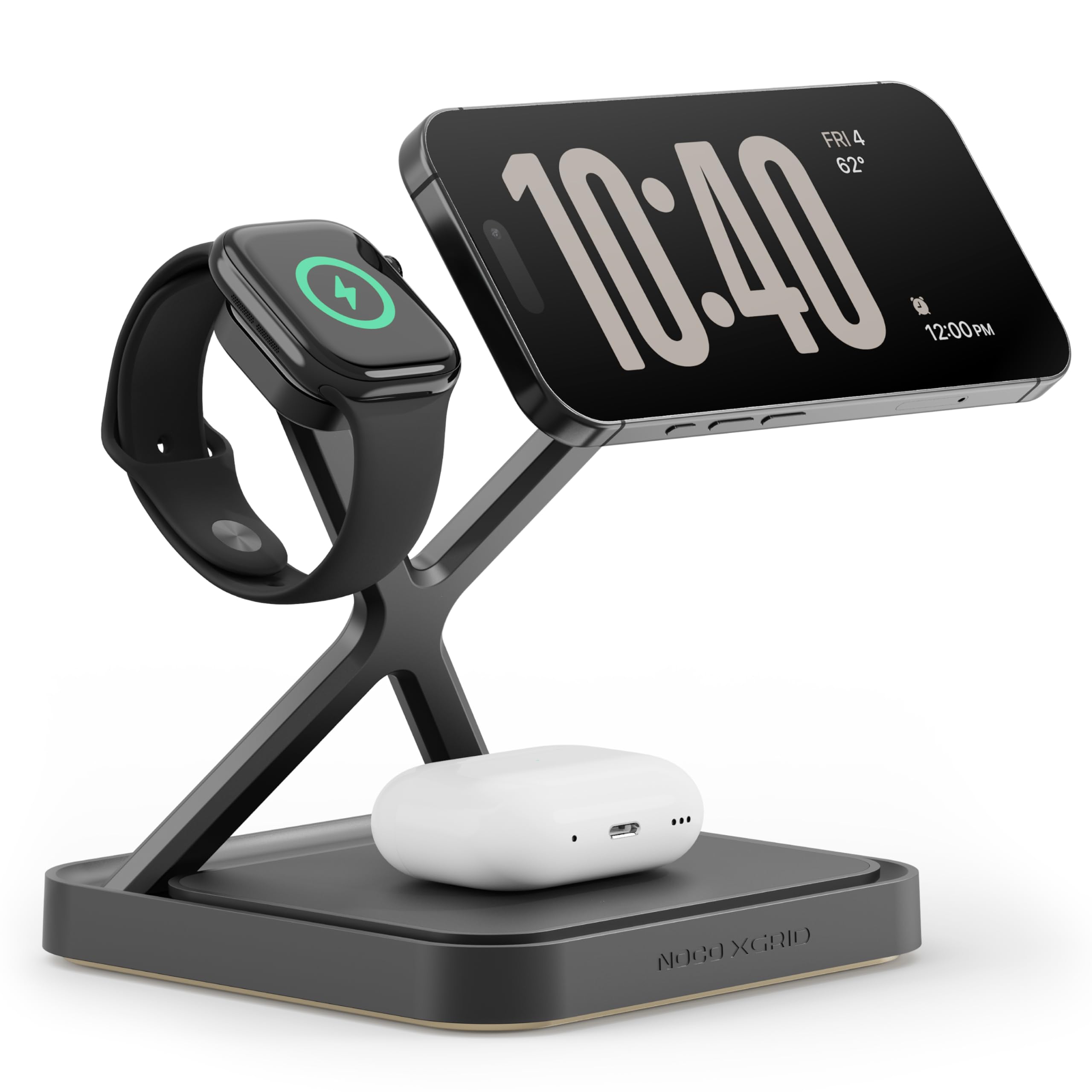 noco-xgrid-xds3-support-de-charge-sans-fil-3-en-1-iphone-apple-watch-et-airpods- image 1