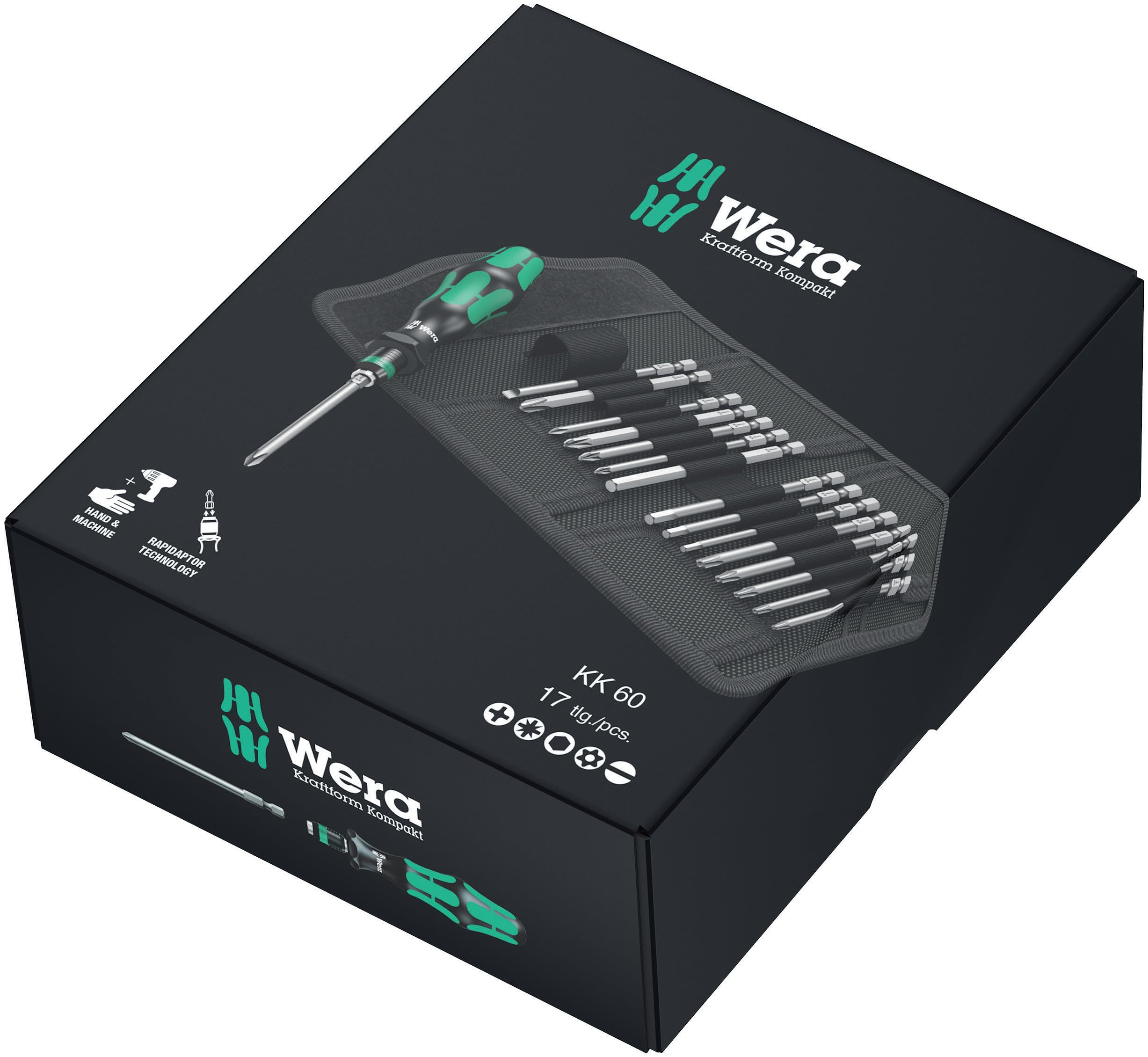 wera-kraftform-kompakt-pochette-d-embouts-89-mm-et-porte-embouts-rapidaptor-17-p image 2