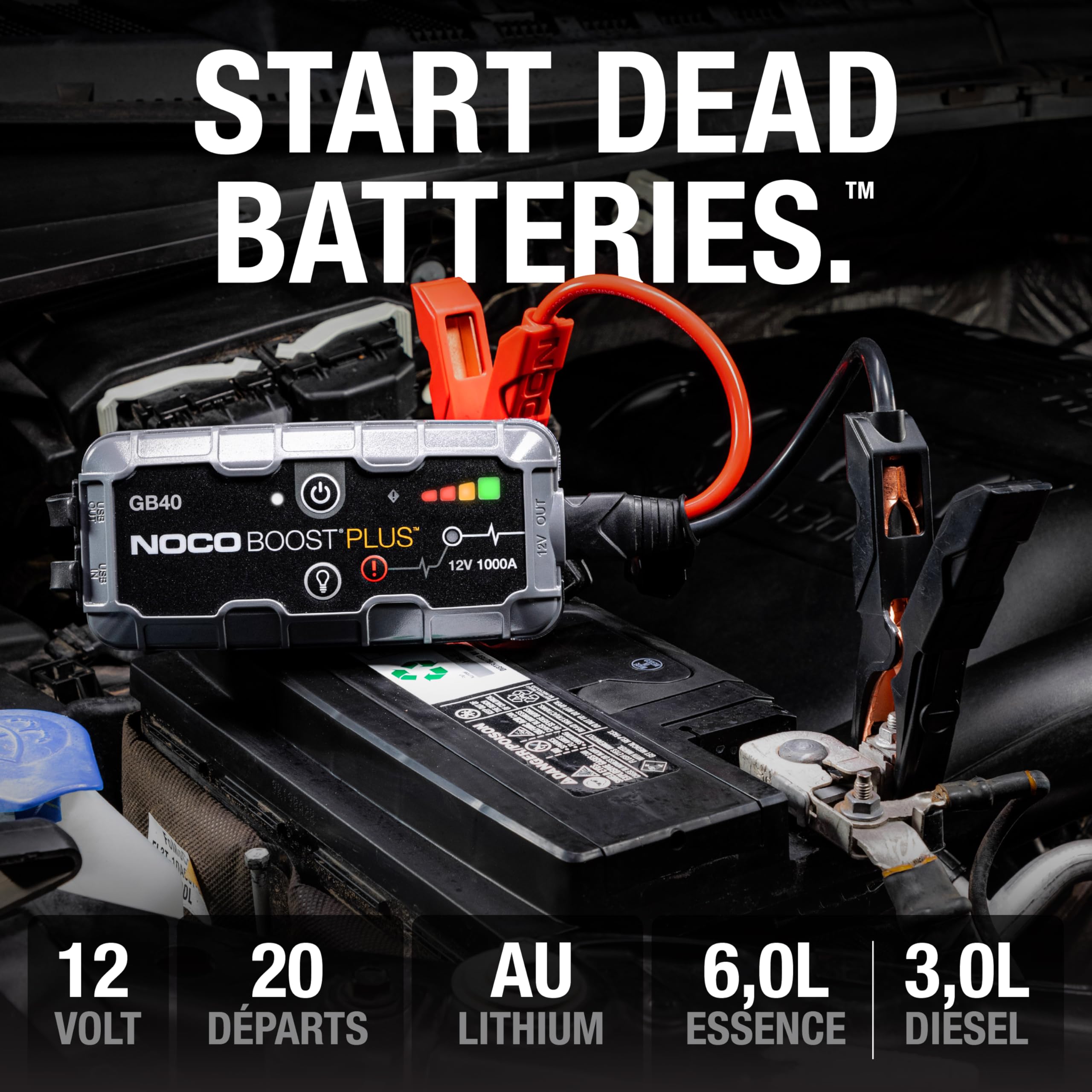 noco-boost-gb40-d-marreur-batterie-lithium-ultrasafe-1000a-12v-avec-powerbank-et image 2