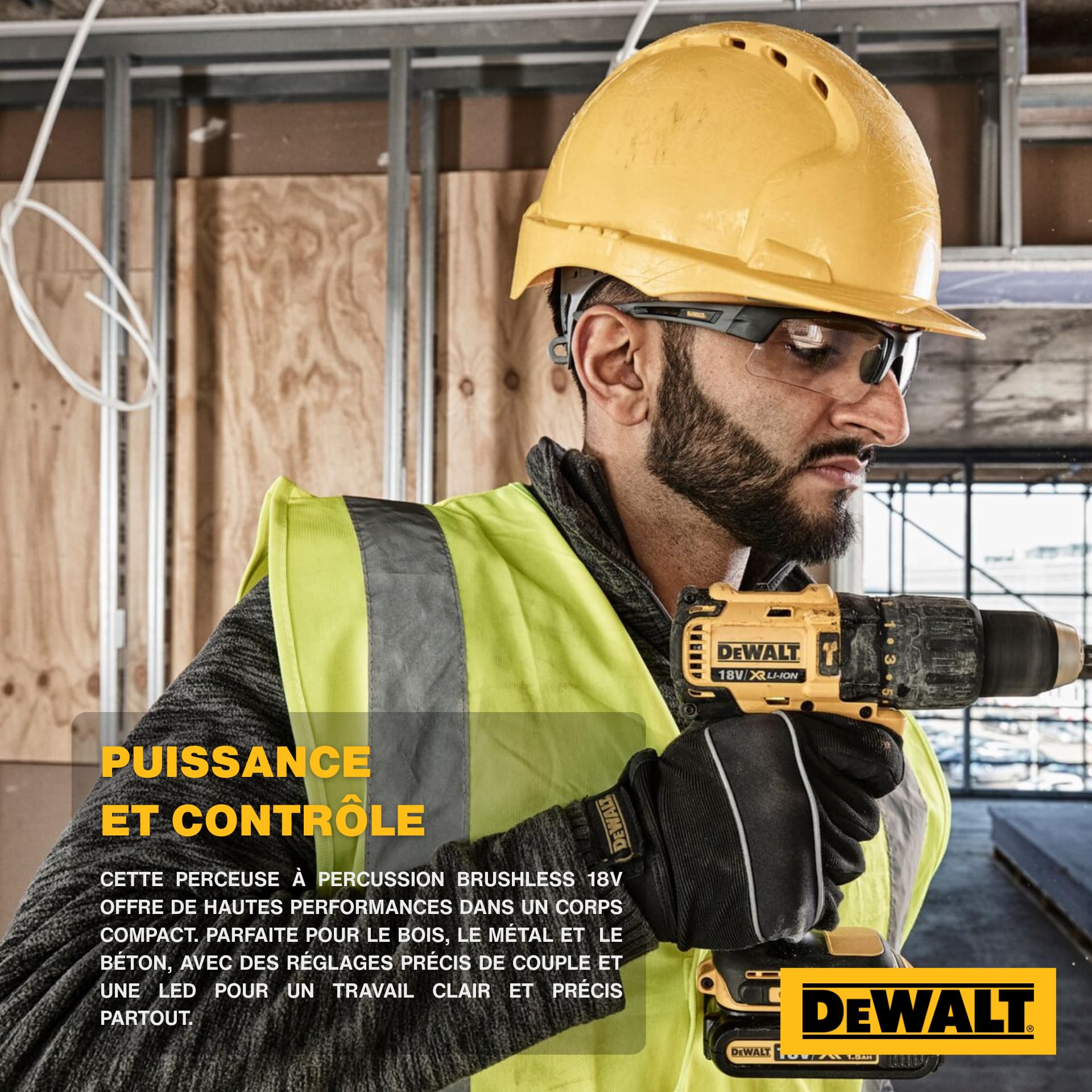 dewalt-dcd778d2t-qw-perceuse-visseuse-percussion-sans-fil-xr-18v-brushless-compa image 3