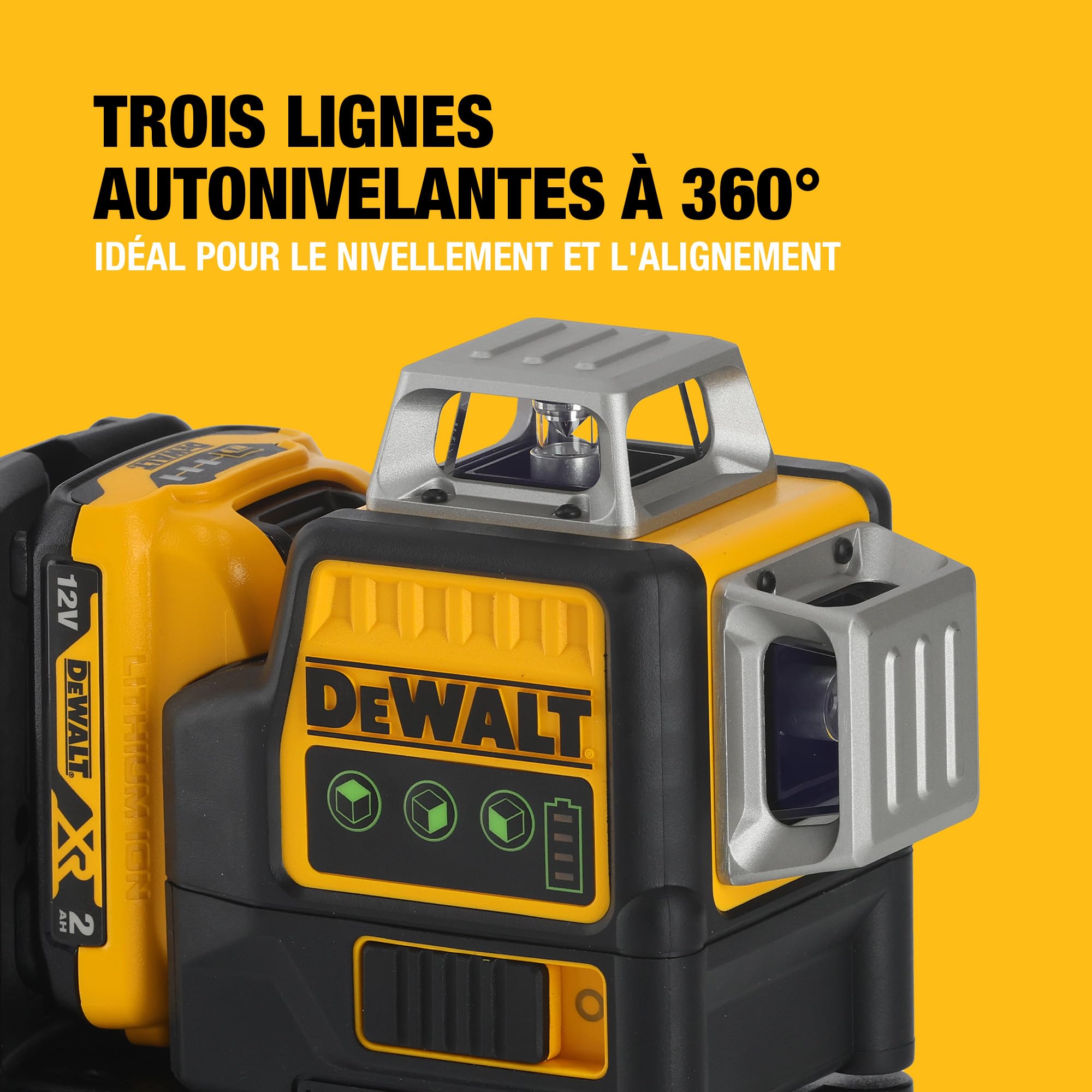dewalt-dce089d1g-qw-laser-en-croix-vert-xr-12v-3x360-avec-batterie-2ah image 4