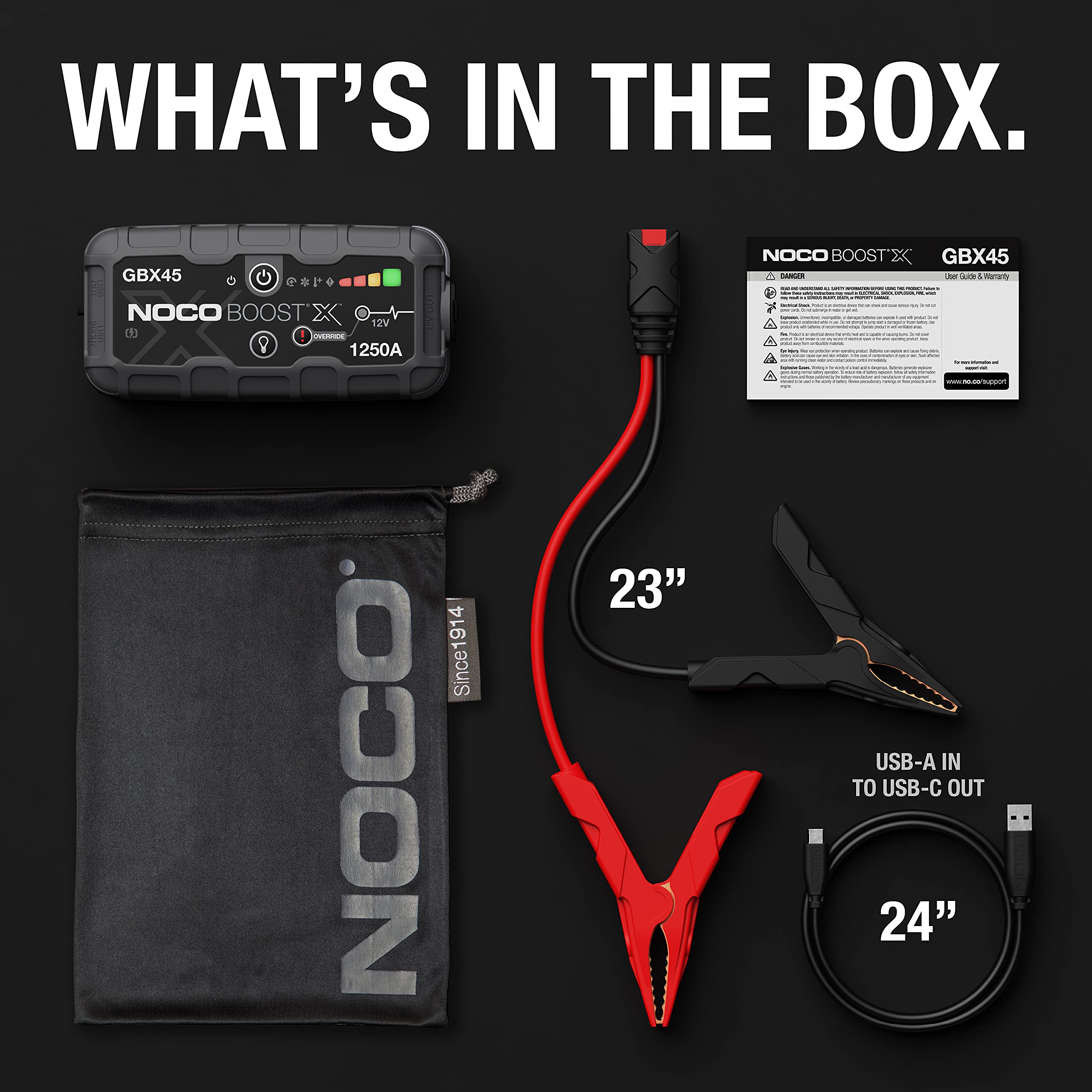 noco-boost-x-gbx45-booster-de-batterie-lithium-ultrasafe-1250-a-12-v-essence-6-5 image 7