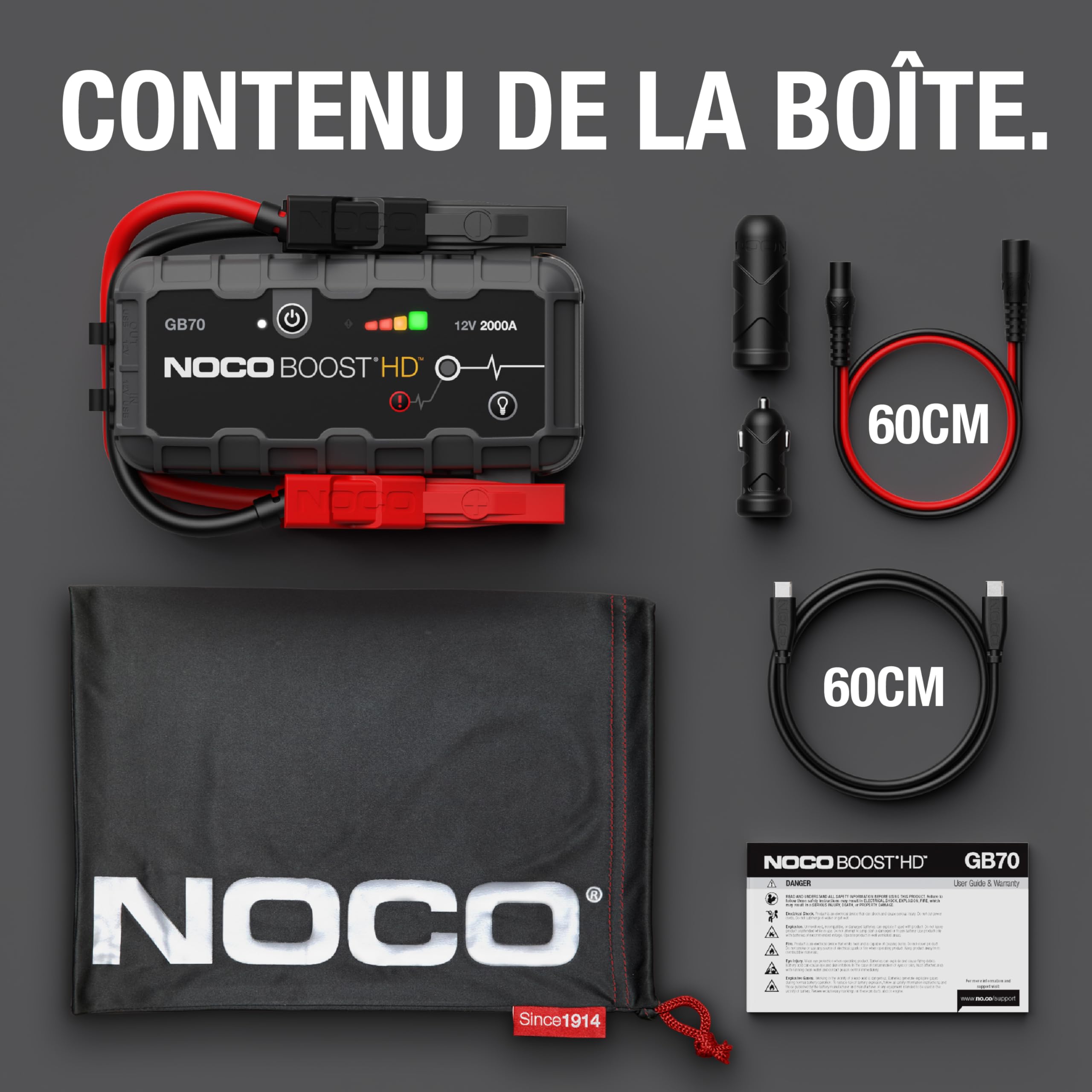 noco-boost-gb70-booster-de-batterie-lithium-ultrasafe-2000a-12v-avec-powerbank-u image 6
