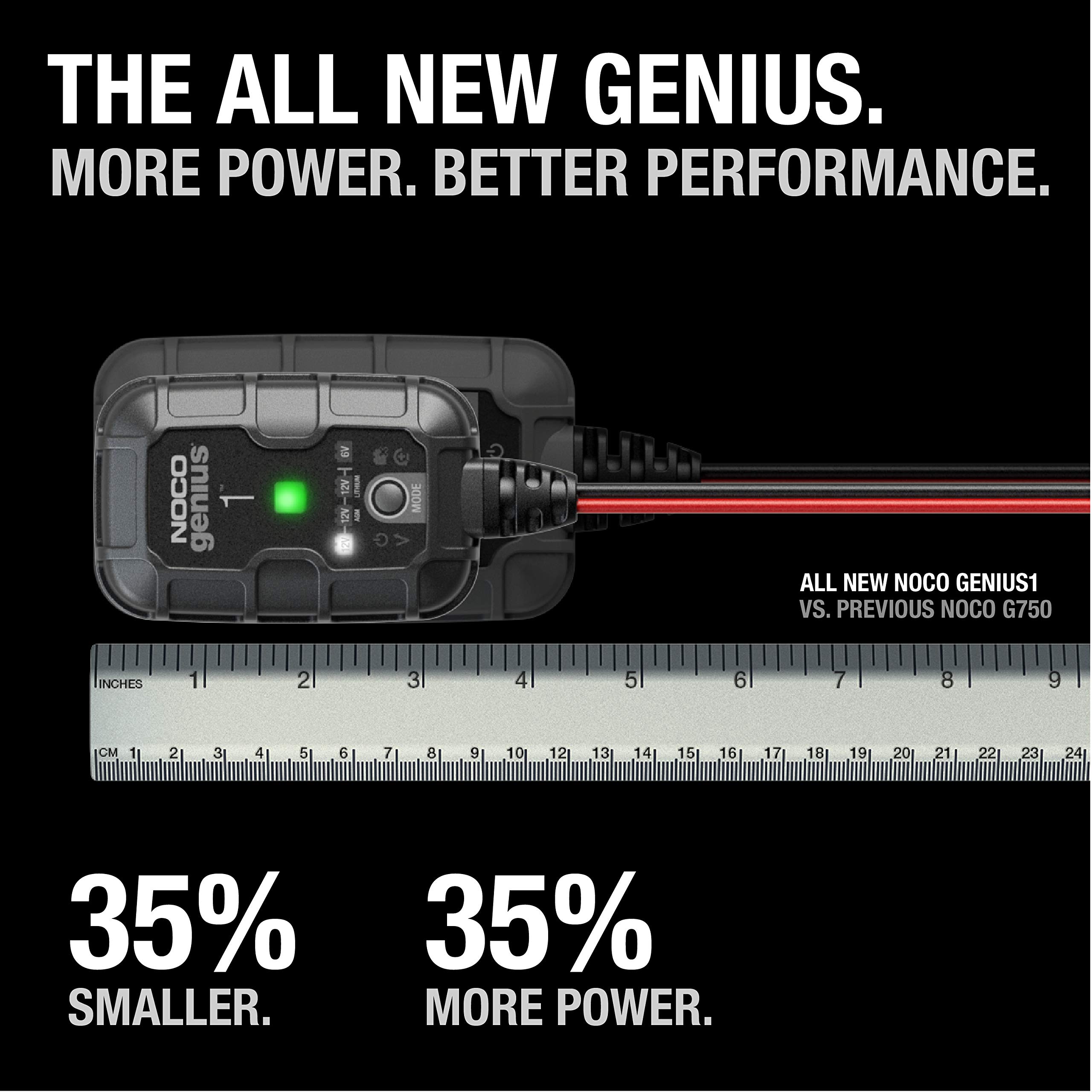 noco-genius1-chargeur-de-batterie-intelligent-1a-6v-12v-mainteneur-d-sulfateur-p image 2