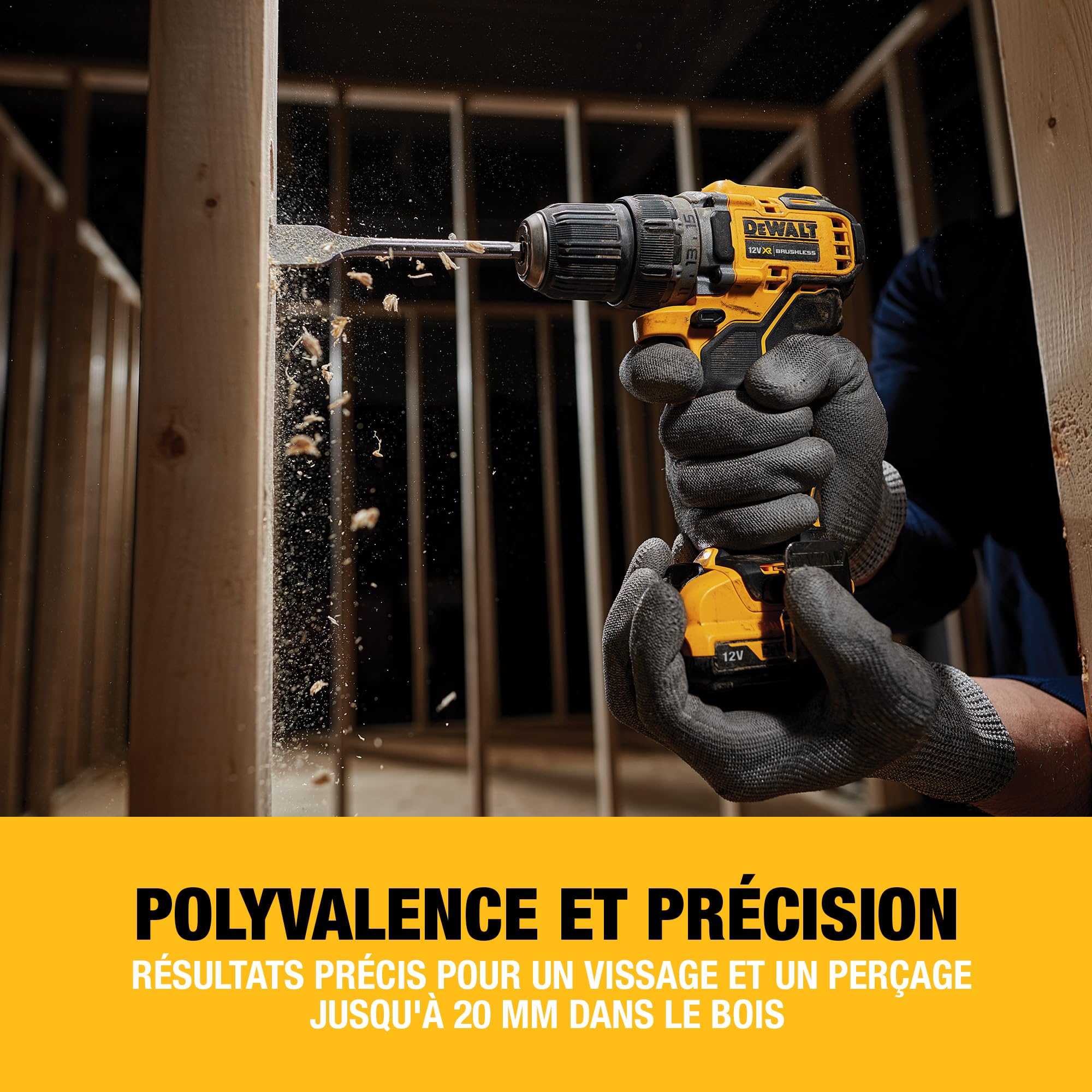 dewalt-dcd701d2-qw-perceuse-visseuse-brushless-xr-12v-avec-2-batteries-2ah-charg image 7