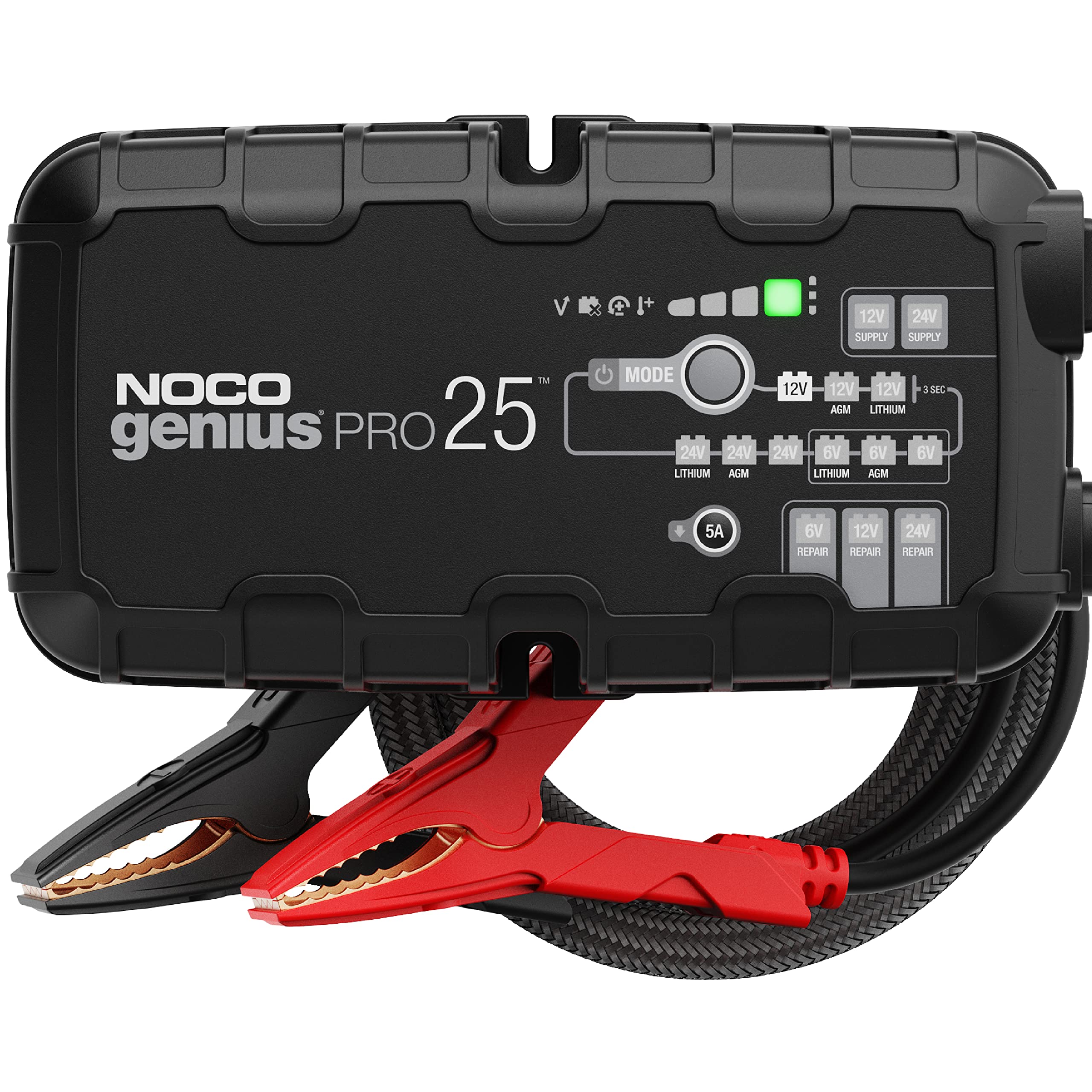 noco-geniuspro25-chargeur-de-batterie-professionnel-25a-6v-12v-24v-d-sulfateur-m image 1