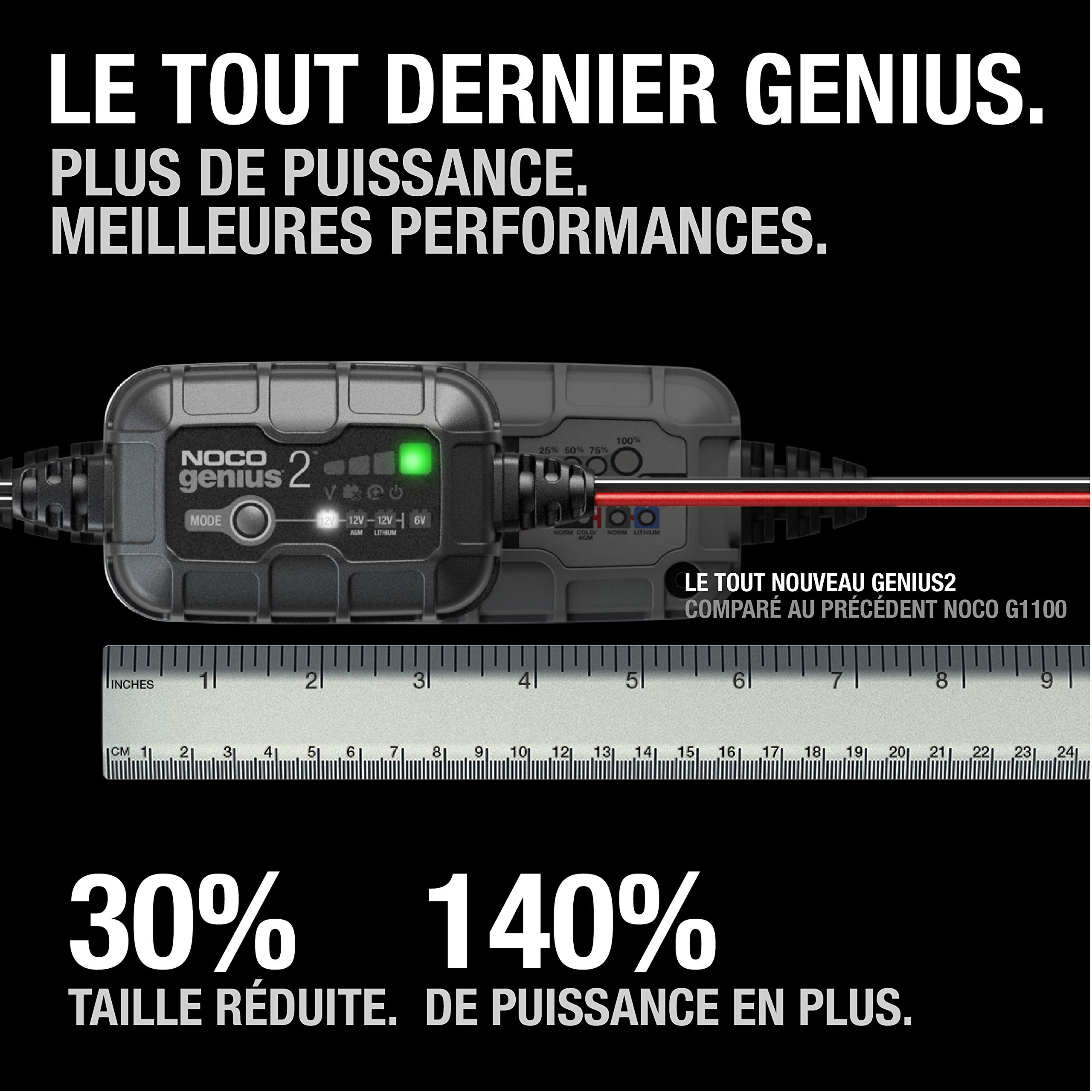 noco-genius2-genius2eu-chargeur-de-batterie-intelligent-2a-6v-12v-entretien-auto image 2