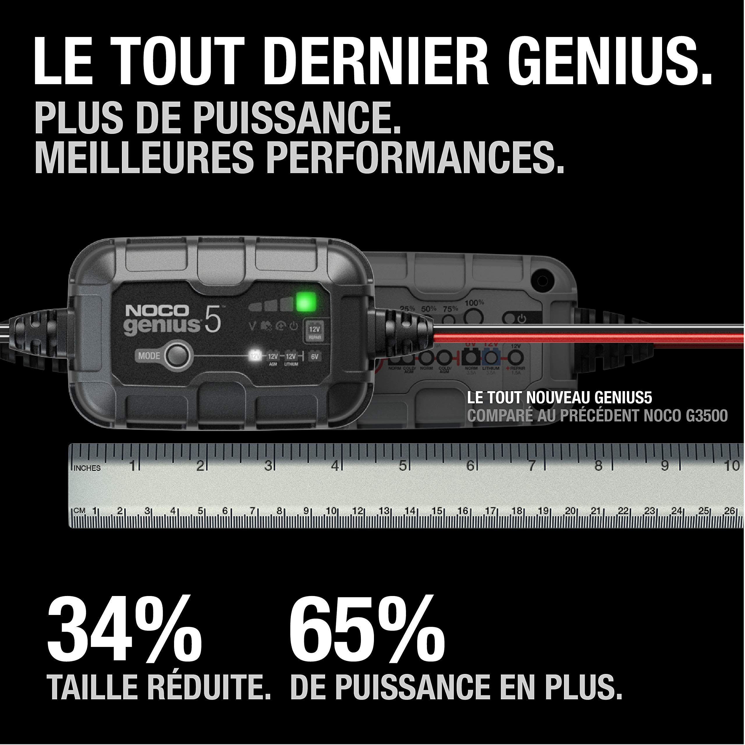 noco-genius5-genius5eu-chargeur-de-batterie-intelligent-5a-6v-12v-maintien-autom image 2