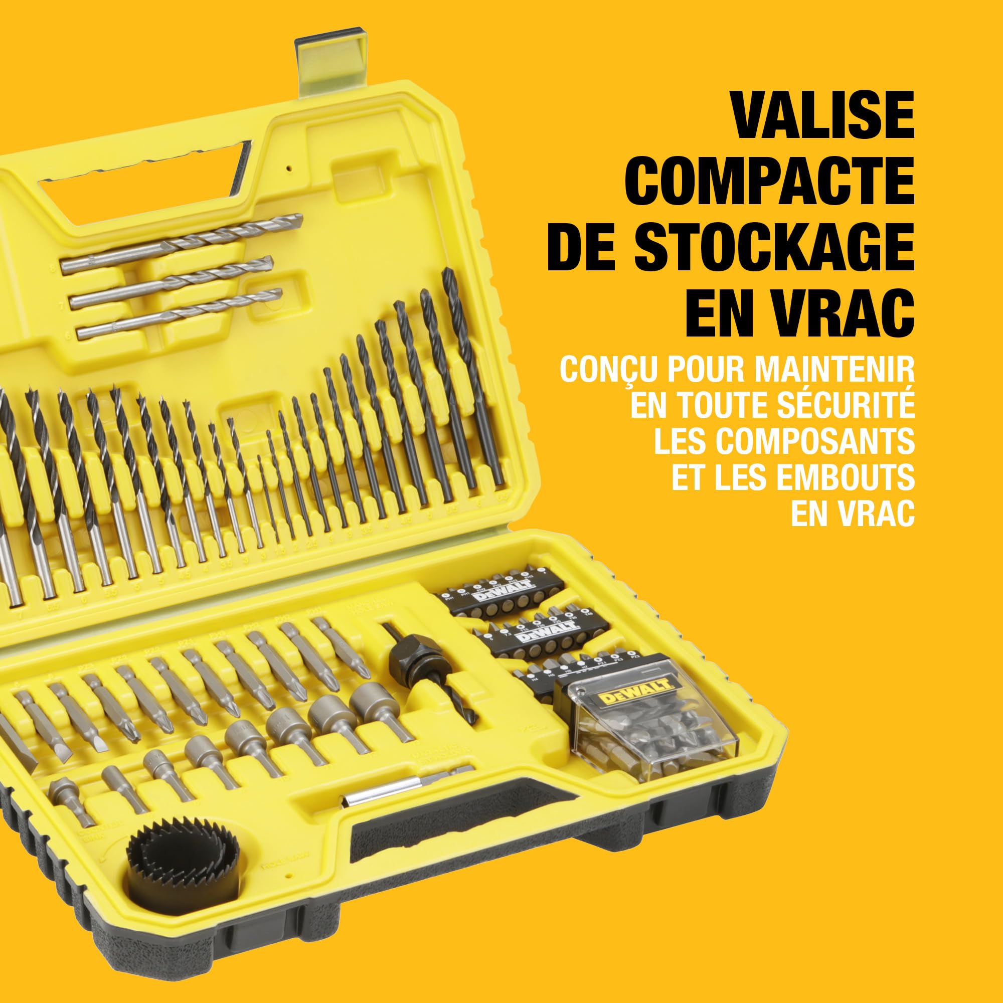 dewalt-dt71563-qz-coffret-100-pi-ces-per-age-et-vissage-forets-bois-m-tal-ma-onn image 6