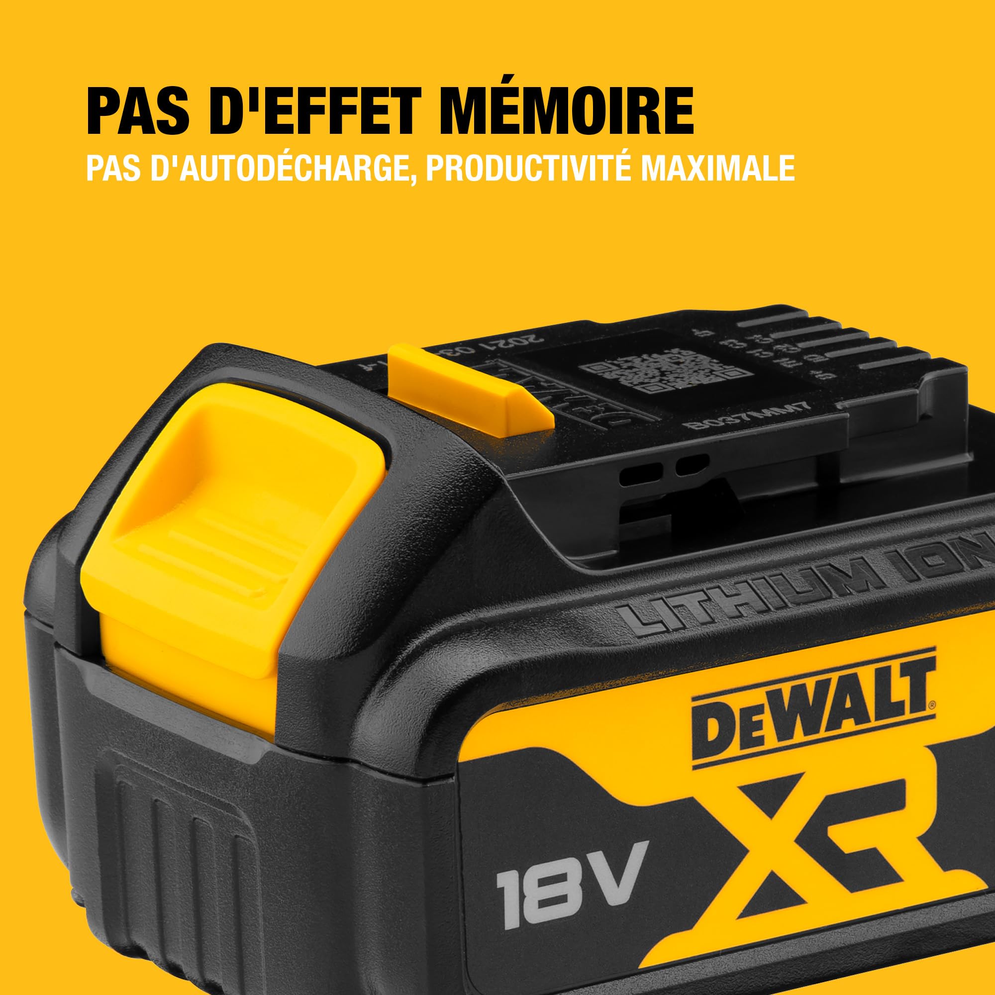dewalt-dcb182-xj-batterie-xr-18v-4ah-li-ion-avec-t-moin-de-charge-3-led-compatib image 5