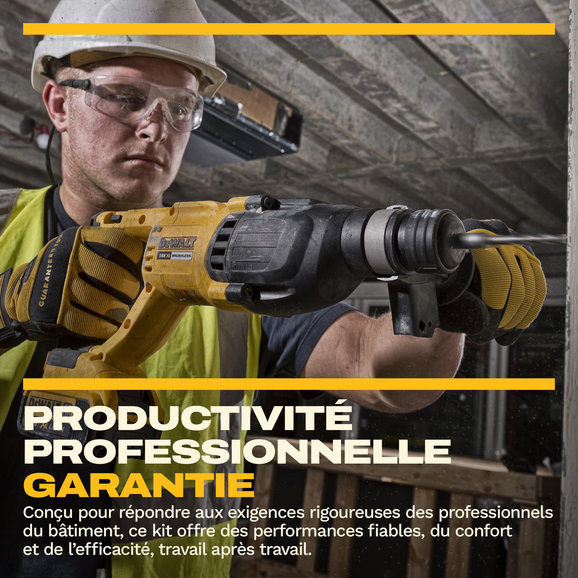 dewalt-dck424m3-qw-kit-combin-18v-xr-4-outils-perceuse-percussion-visseuse-impac image 7
