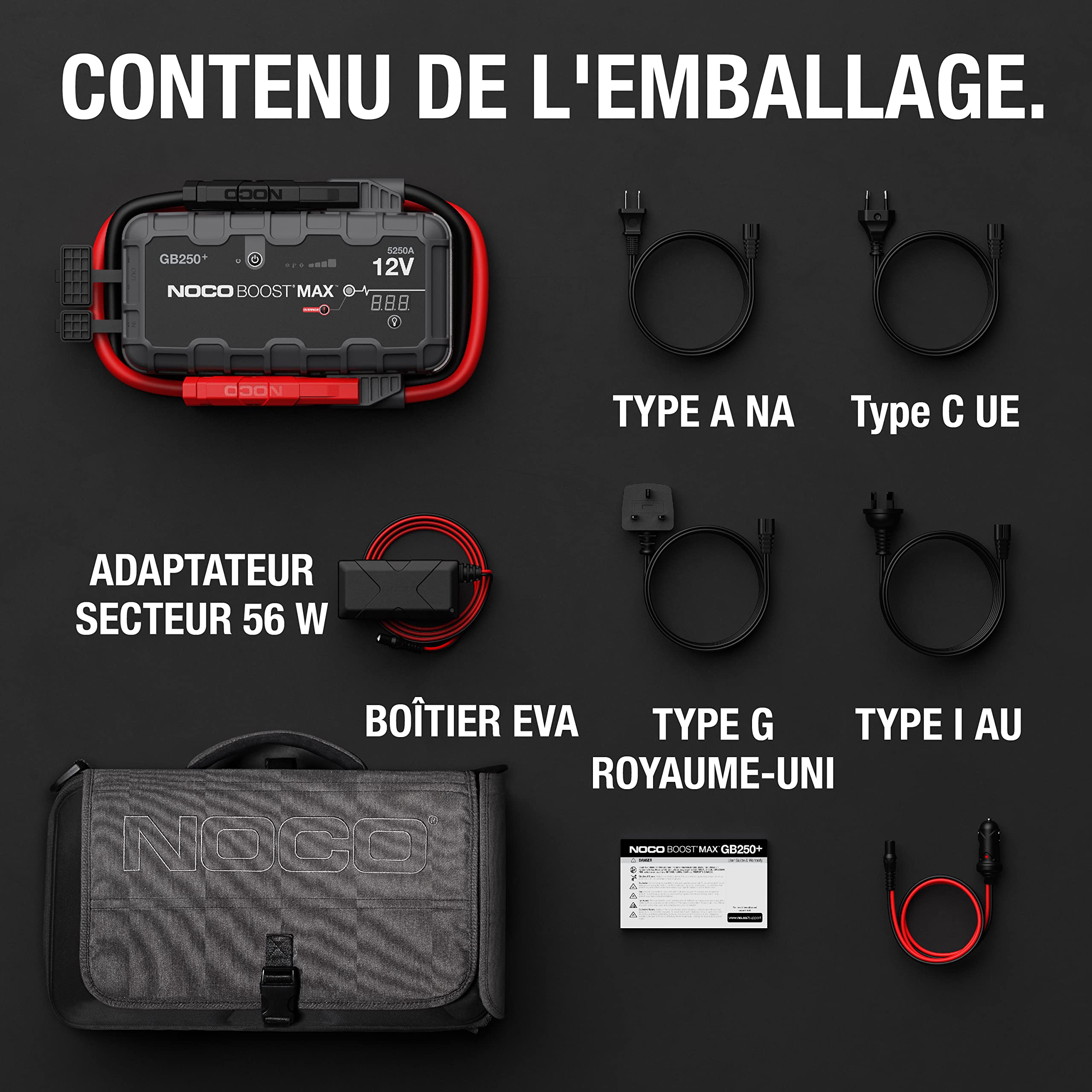 noco-boost-max-gb250-booster-de-batterie-lithium-ultrasafe-12v-5250a-avec-adapta image 8