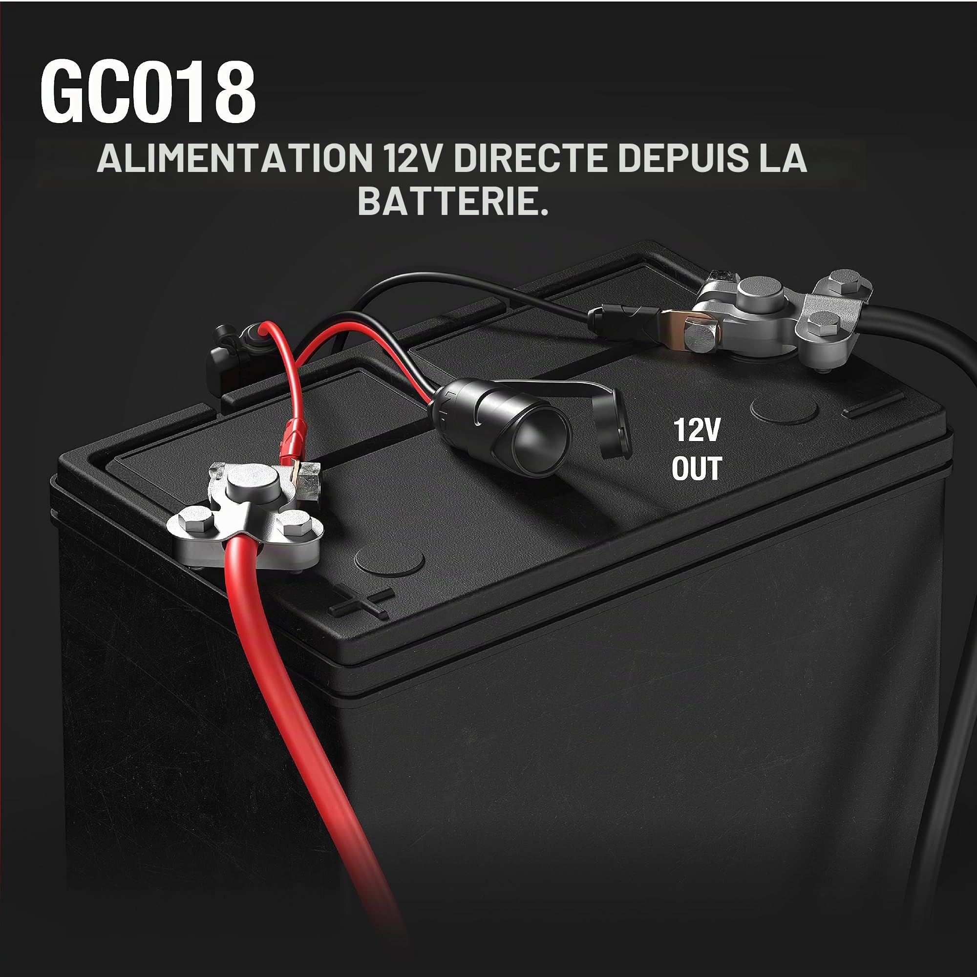 noco-gc018-prise-12v-bornes-illets-3-8-adaptateur-x-connect-15a-r-sistant-aux-in image 2