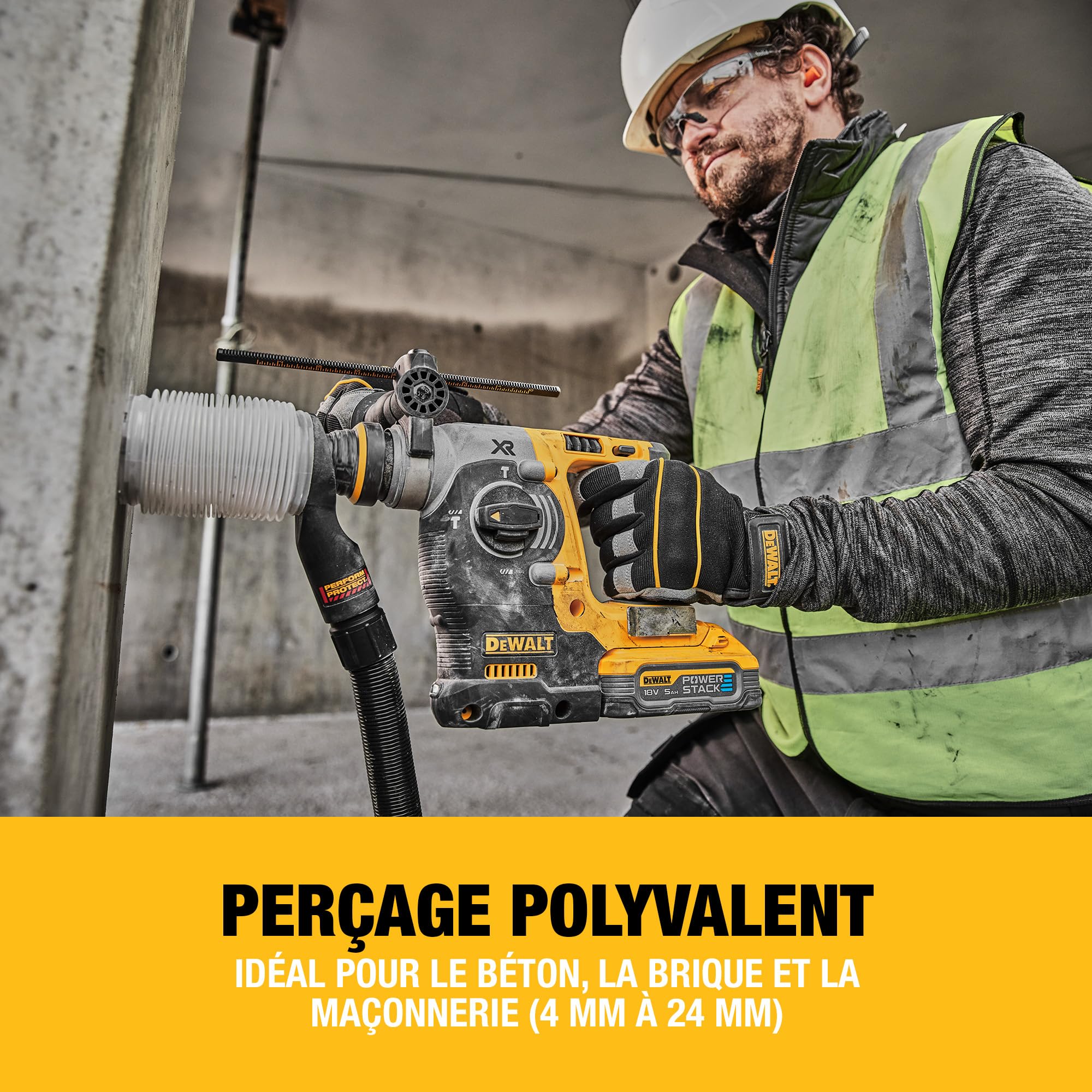 dewalt-dch273nt-xj-perforateur-sds-plus-24-mm-brushless-xr-18v-unit-nue-avec-cof image 2