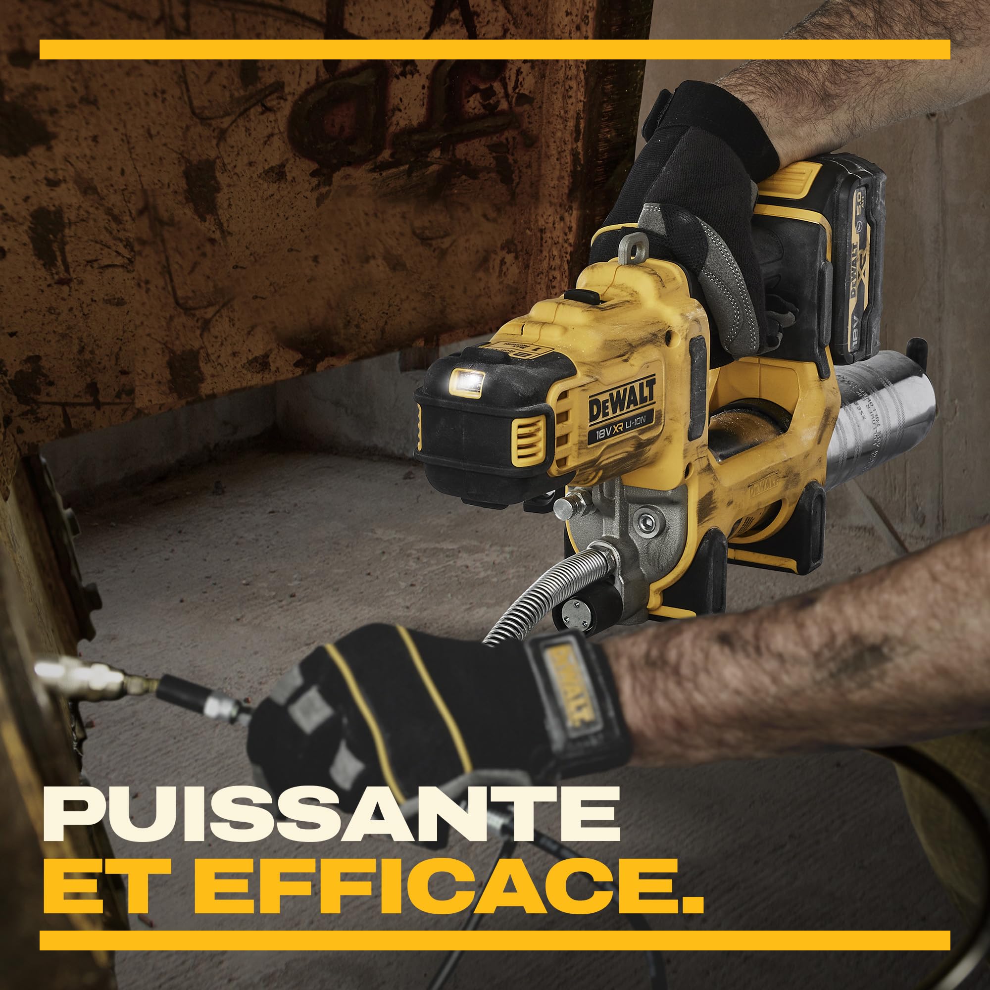 dewalt-dcgg581p1g-qw-pistolet-graisseur-sans-fil-18v-xr-2-vitesses-690-bars-batt image 3