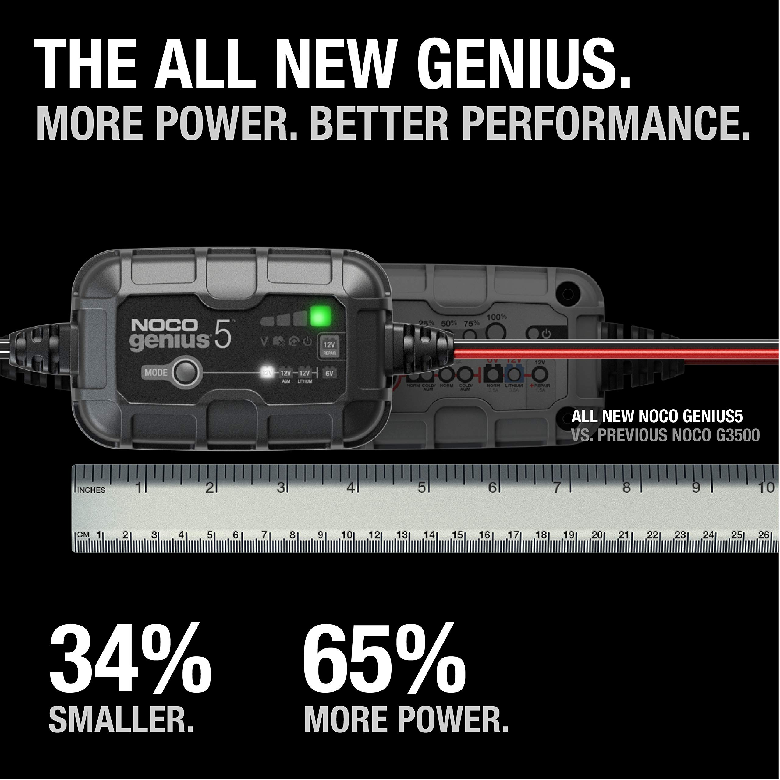 noco-genius5uk-chargeur-de-batterie-intelligent-5a-6v-12v-mainteneur-et-d-sulfat image 2