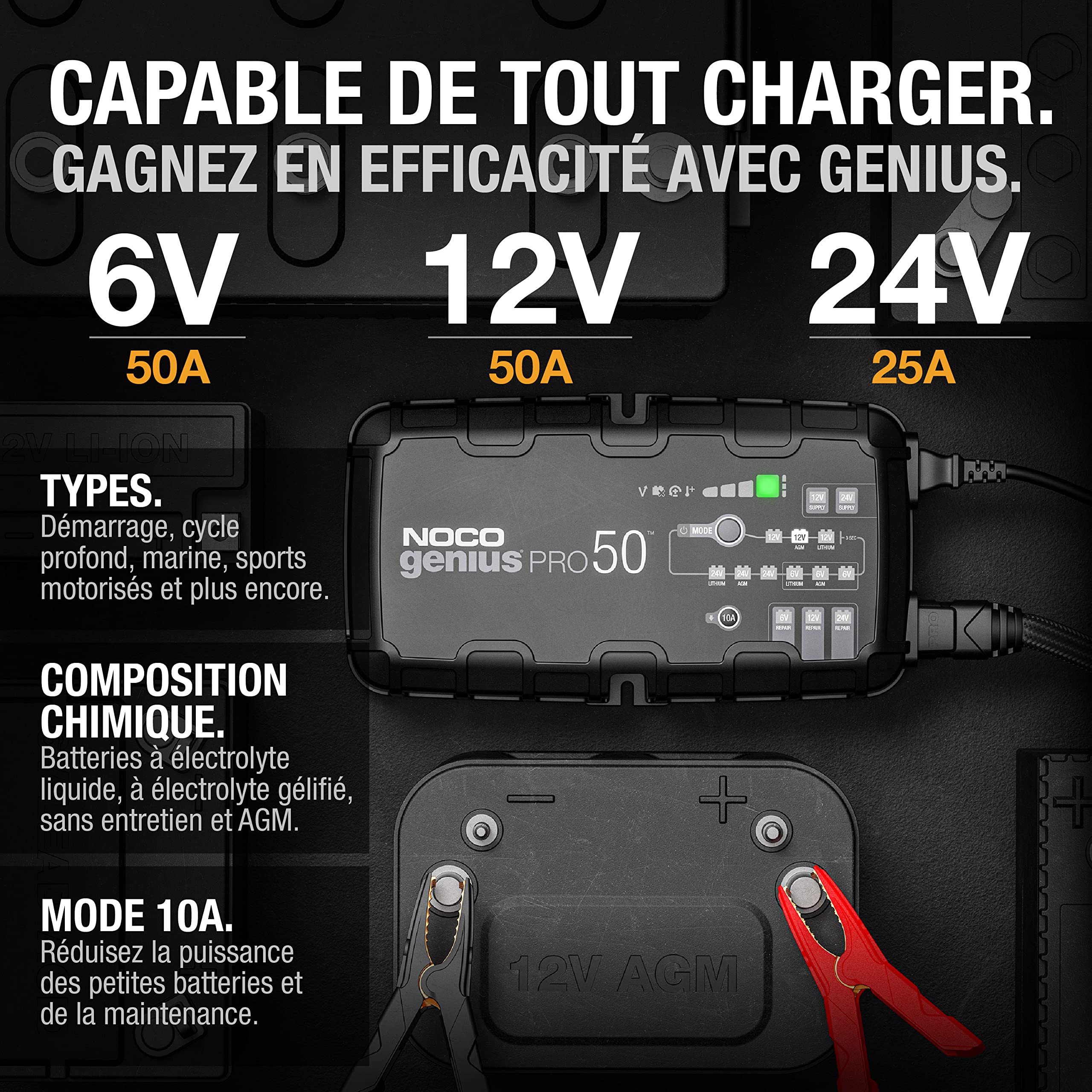 noco-geniuspro50-chargeur-de-batterie-professionnel-50a-6v-12v-24v-d-sulfateur-m image 3