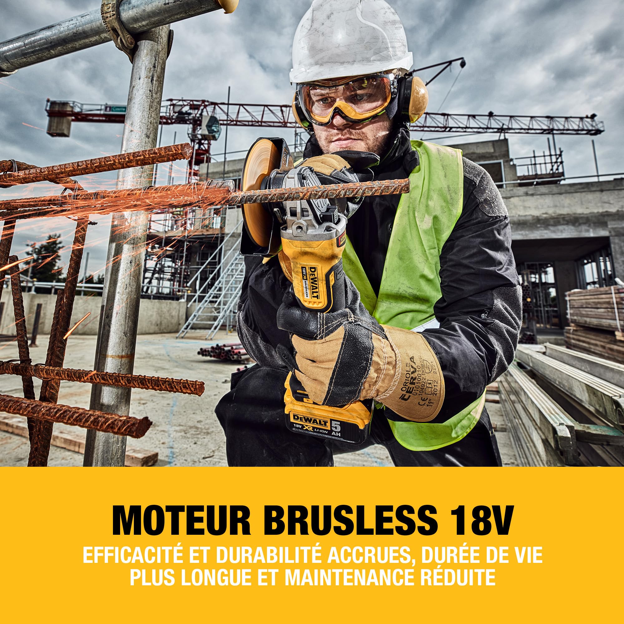 dewalt-dcg406nt-xj-meuleuse-d-angle-xr-18v-brushless-125mm-interrupteur-palette- image 2