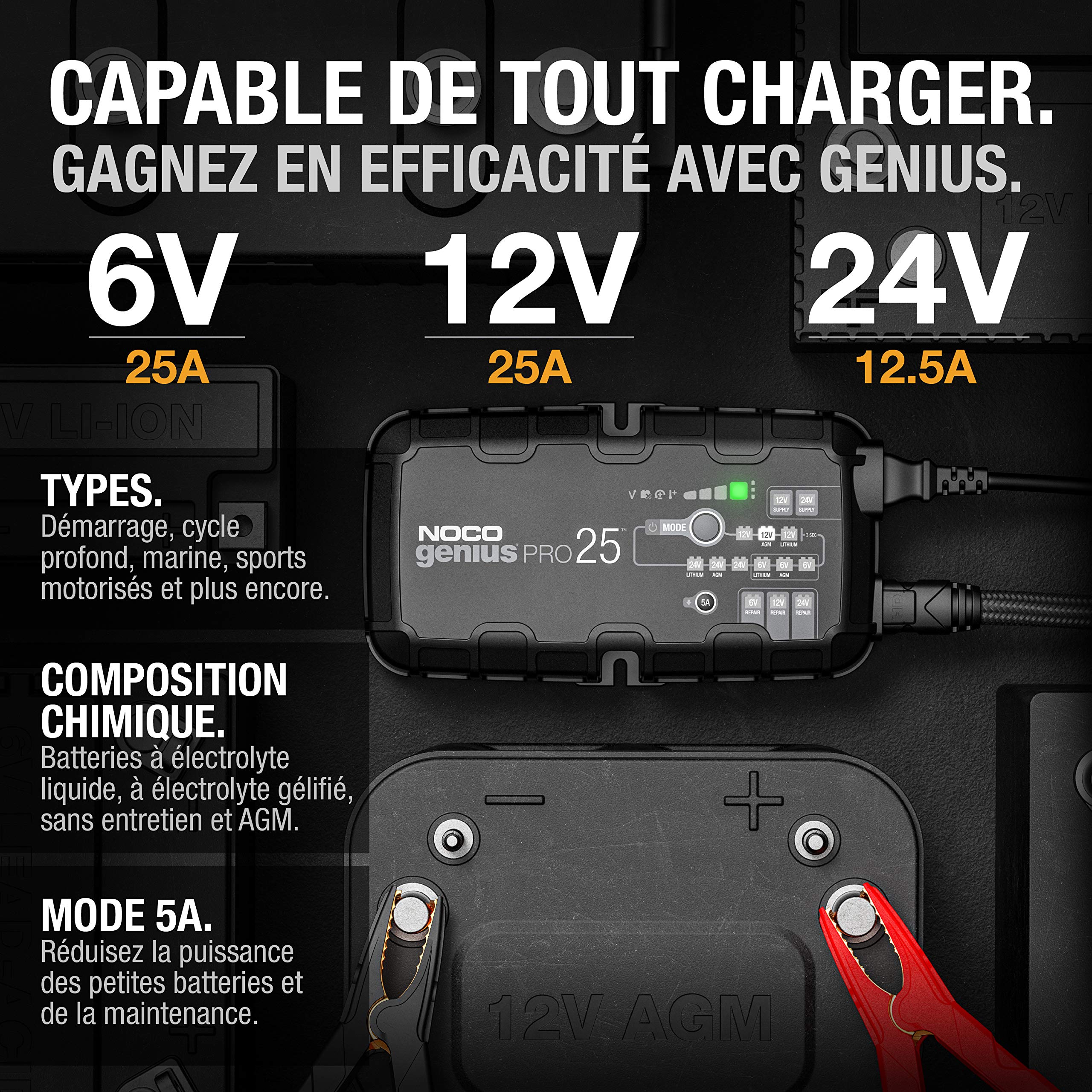 noco-geniuspro25-chargeur-de-batterie-professionnel-25a-6v-12v-24v-d-sulfateur-m image 3