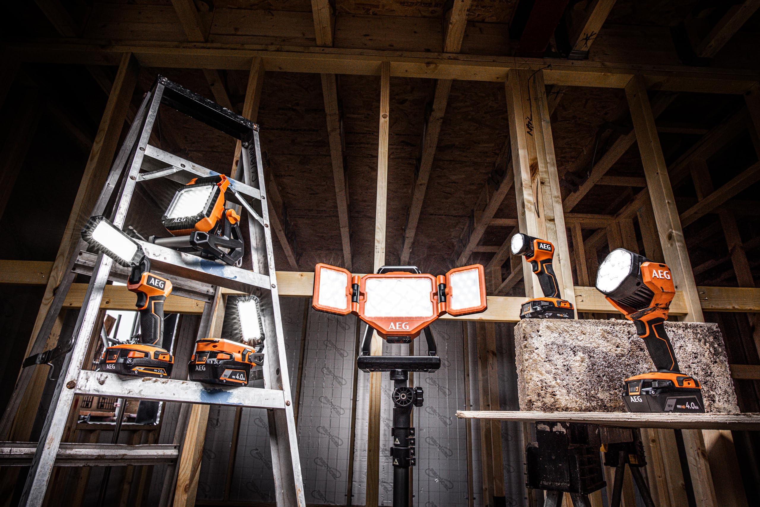 aeg-bfl18-0-lampe-led-sans-fil-18v-340-lumens-t-te-pivotante-90-sans-batterie-ni image 3